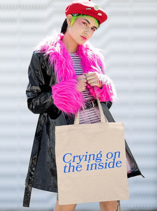 Crying On The Inside Tote - GASCO Exclusive