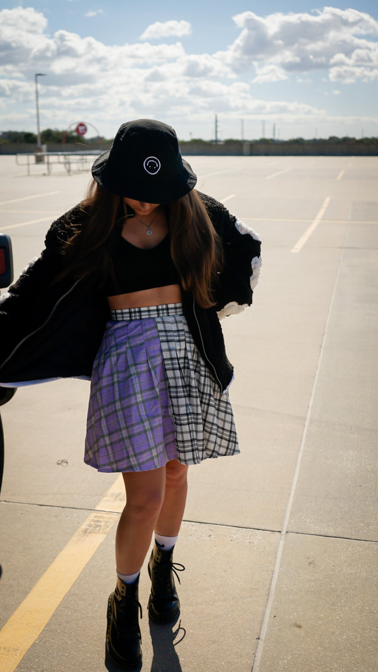 Girl Crush Half & Half Pleated Skirt