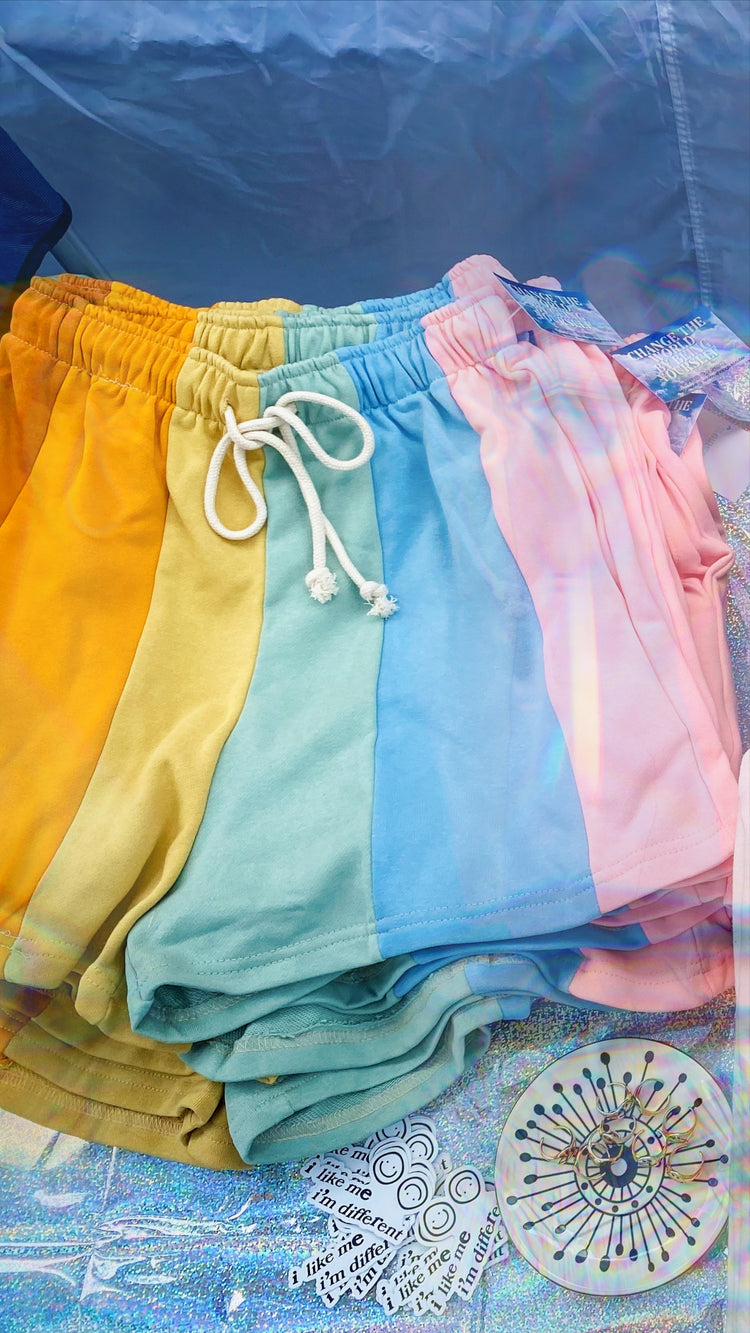 Rainbow Bright Lounge shorts